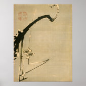 Ito Jakuchu Plum Blossom Poster (Voorkant)