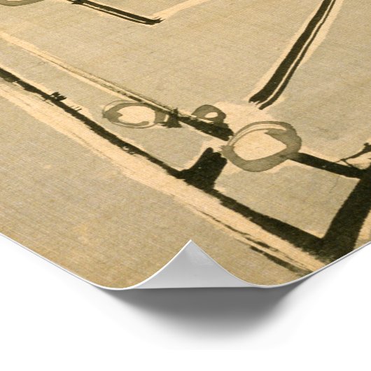 Ito Jakuchu Plum Blossom Poster (Hoek)