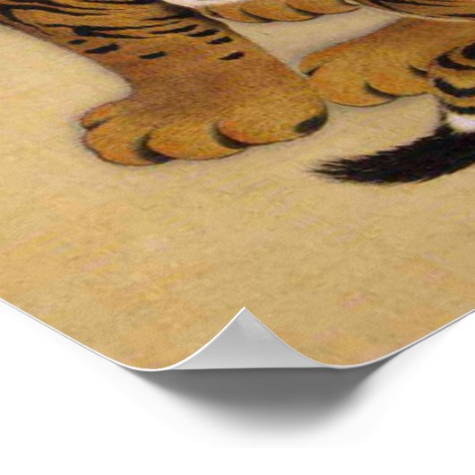 Ito Jakuchu Tiger Poster (Hoek)