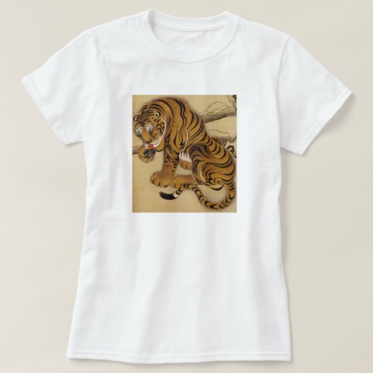 Ito Jakuchu Tiger T-shirt (Design voorkant)