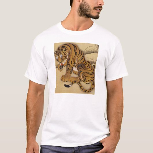 Ito Jakuchu Tiger T-shirt (Voorkant)