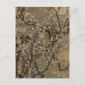Ito Jakuchu White Plum Blossom en Moon Briefkaart (Voorkant)
