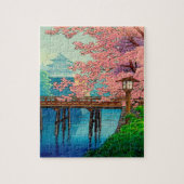 Ito Yuhan's  kasteel en Cherry Blossom Legpuzzel (Verticaal)
