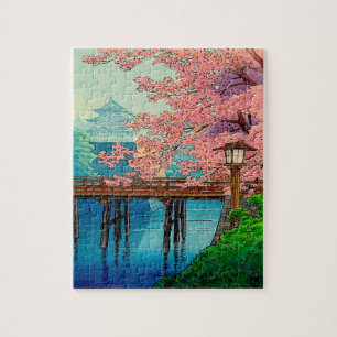 Ito Yuhan's kasteel en Cherry Blossom Legpuzzel