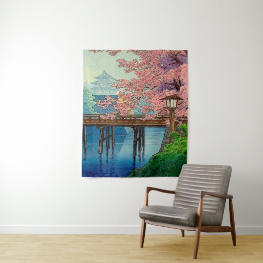 Ito Yuhan's  kasteel en Cherry Blossom Wandkleed (In situ)