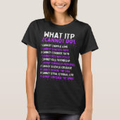 ITP Awareness Fighter ITP Warrior Ribbon T-shirt (Voorkant)