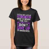 ITP Awareness Warrior Fighter Purple Ribbon T-shirt (Voorkant)
