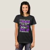 ITP Awareness Warrior Fighter Purple Ribbon T-shirt (Voorkant volledig)