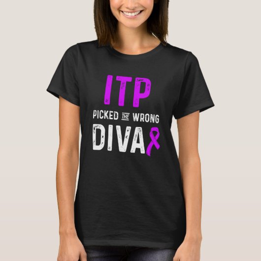 Itp Bewustheid Immuuntrombocytopenie arrior Surv T-shirt (Voorkant)