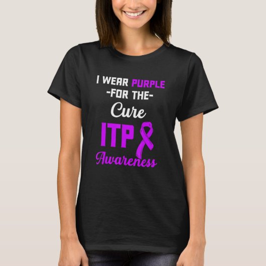 Itp Bewustheid Immuuntrombocytopenie arrior Surv T-shirt (Voorkant)