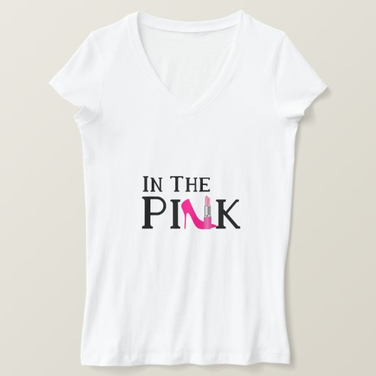 ITP logo, klassiek v-nek t-shirt voor vrouwen (Design voorkant)