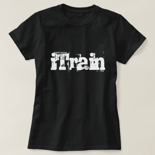 iTrain - Christelijk T-shirt. 1 Corinthians 9:26-2 T-shirt (Design voorkant)