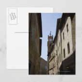 Itraly. Toscane. Pienza Briefkaart (Voorkant / Achterkant)