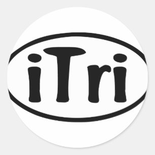 iTri Oval Ronde Sticker