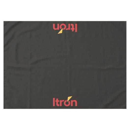 Itron black tablecloth 152 x 213 cm tafelkleed (Voorkant (Horizontaal))