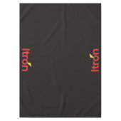 Itron black tablecloth 152 x 213 cm tafelkleed (Voorkant)