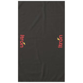 Itron black tablecloth 152 x 264 cm tafelkleed (Voorkant)