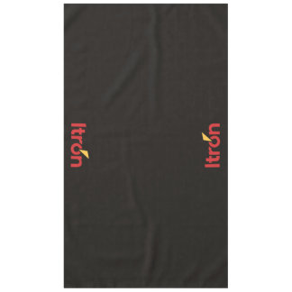 Itron black tablecloth 152 x 264 cm tafelkleed