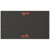 Itron black tablecloth 152 x 264 cm tafelkleed (Voorkant (Horizontaal))