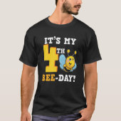 It's 4th Bee Day Honey Beekeeper Apiary Beekeeping T-shirt (Voorkant)
