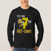 It's 7th Bee Day Honey Beekeeper Apiary Beekeeping T-shirt (Voorkant)