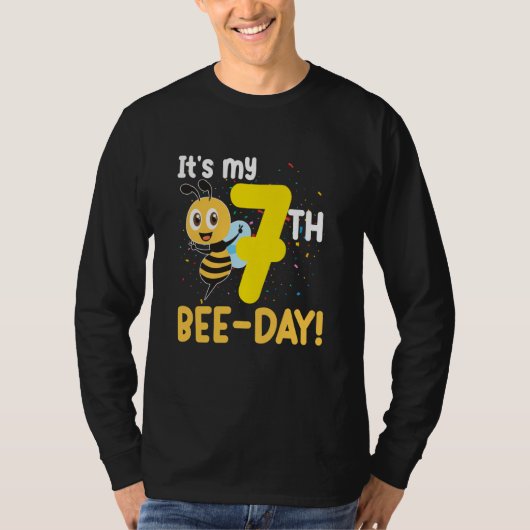 It's 7th Bee Day Honey Beekeeper Apiary Beekeeping T-shirt (Voorkant)