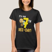 It's 7th Bee Day Honey Beekeeper Apiary Beekeeping T-shirt (Voorkant)