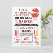 It's a Baby Q for One Invitation Kaart (Staand voorkant)