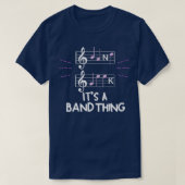Its A Band Thing Music Geek Musical Group Notes 1 T-shirt (Design voorkant)