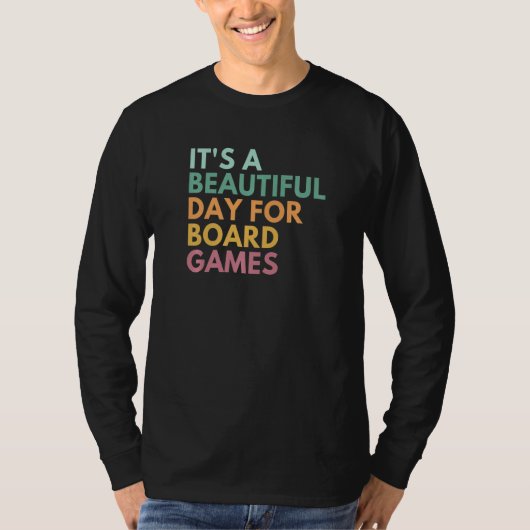 It's A Beautiful Day For Board Games Premium_3 T-shirt (Voorkant)