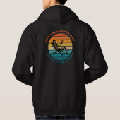 It's A Beautiful Day To Leave Me Alone Retro  Hoodie (Achterkant)