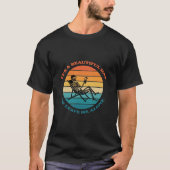  It's A Beautiful Day To Leave Me Alone Retro  T-shirt (Voorkant)