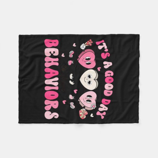 It's A Beautiful Day To Shape Behaviors Yst Valent Fleece Deken (Voorkant (Horizontaal))