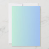 "It's a Boy" Baby shower Party Decor - Teddy Bear  Kaart (Achterkant)