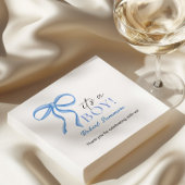 It's a Boy Blue Ribbon Servet