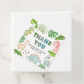 It's a Boy Dinosaur Baby Shower  Bedankjes Labels (In situ)