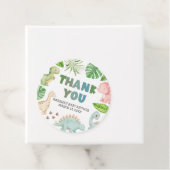 It's a Boy Dinosaur Baby Shower Bedankjes Labels (In situ)