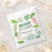 It's a Boy Dinosaur Baby Shower Bedankzakje (Geknipt)