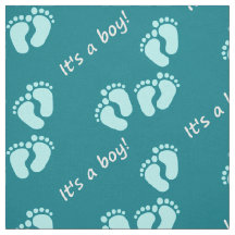 It's a boy! Kindermotive Babyfüße Baby blau türkis