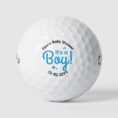 It's a Boy - Nieuwe Baby Shower Favoriet Golfballen (Voorkant)