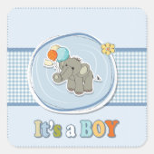 Its A Boy Stickers (Voorkant)
