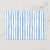 It's a Boy Under the Sea Baby Shower Diaper Raffle Informatiekaartje (Achterkant)