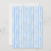 It's a Boy Under the Sea Baby Shower  Kaart (Achterkant)