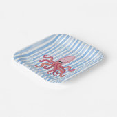 It's a Boy Under the Sea Baby Shower Papieren Bordje (Gebogen)