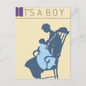 <It's a Boy>van Steve Collier Briefkaart (Voorkant)