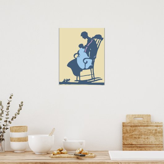 <It's a Boy>van Steve Collier Poster (Keuken)