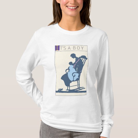 <It's a Boy>van Steve Collier T-shirt (Voorkant)