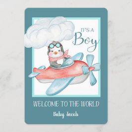 It's a Boy - Welkom bij de wereldaankondiging Kaart