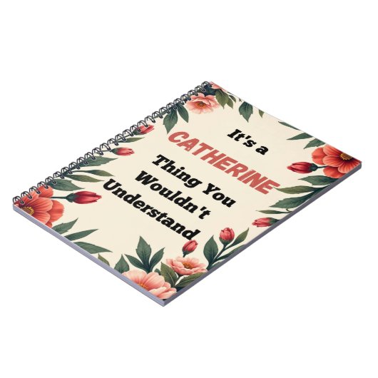 It's a Catherine Thing You Wouldn't Understand Notitieboek (Linkerzijde)