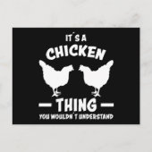 I'ts A Chicken Thing Design Funny Farmer Gift Briefkaart (Voorkant)